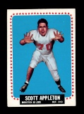 1964 Topps ROOKIE Football Card #66 Scott Appleton Houston Oilers