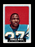 1964 Topps Football Card #166 Charlie McNeil San Diego Chargers