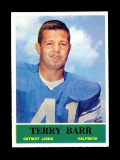 1964 Philadelphia Football Card #57 Terry Barr Detroit Lions