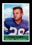 1964 Philadelphia Football Card #62 Hall of Famer Yale Lary Detroit Lions
