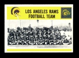 1964 Philadelphia Football Card #97 Los Angeles Rams Team Card