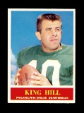 1964 Philadelphia Football Card #134 King Hill Philadelphia Eagles