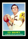 1964 Philadelphia Football Card #143 Ed Brown Pittsburgh Steelers