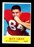 1964 Philadelphia ROOKIE Football Card #172 Rookie Ken Gray St Louis Cardin