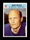 1966 Philadelphia Football Card #16 Bob Boyd Baltimore Colts