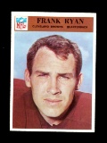 1966 Philadelphia Football Card #49 Frank Ryan Cleveland Browns