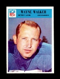 1966 Philadelphia Football Card #76 Wayne Walker Detroit Lions