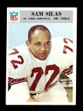 1966 Philadelphia Football Card #166 Sam Silas St Louis Cardinals