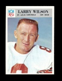 1966 Philadelphia Football Card #168 Hall of Famer Larry Wilson St Louis Ca