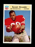 1966 Philadelphia Football Card #171  Kermit Alexander San Francisco 49ers
