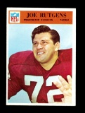 1966 Philadelphia Football Card #190 Joe Rutgens Washington Redskins