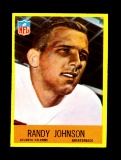 1967 Philadelphia Football Card #4 Randy Johnson Atlanta Falcons