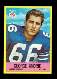 1967 Philadelphia Football Card #50 George Andrie Dallas Cowboys