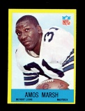 1967 Philadelphia Football Card #68 Amos Marsh Detroit Lions