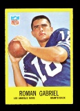 1967 Philadelphia Football Card #88 Romn Gabriel Los Angeles Rams