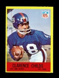 1967 Philadelphia Football Card #111 Clarence Childs New York Giants