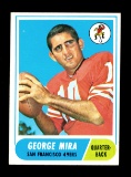 1968 Topps Football Card #9 George Mira San Francisco 49ers