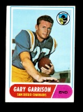 1968 Topps Football Card #36 Gary Garrison San Diego Chargers