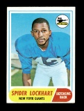 1968 Topps Football Card #83 Spider Lockhart New York Giants