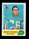 1968 Topps Football Card #94 Walt Suggs Houston Oilers