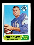 1968 Topps Football Card #104 Milt Plum Los Angeles Rams