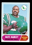 1968 Topps Football Card #136 Nate Ramsey Philadelphia Eagles