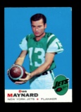 1969 Topps Football Card #60 Hall of Famer Don Maynard New York Jets