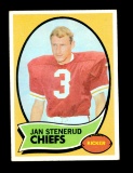 1970 Topps Football Card #25 Rookie Hall of Famer Jan Stenerud Kansas Chief