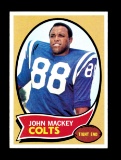 1970 Topps Football Card #62 Hall of Famer John Mackey Baltimore Colts