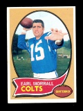 1970 Topps Football Card #88 Earl Morrall Baltimore Colts