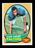1970 Topps Football Card #156 Rookie Hall of Famer Claude Humphrey Atlanta