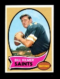 1970 Topps Football Card #166 Bill Kilmer New Orleans Saints