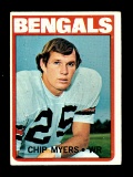 1972 Topps Football Card #17 Chip Myers Cincinnati Bengals