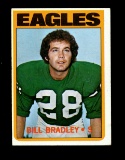 1972 Topps Football Card #45 Bill Bradley Philadelphia Eagles