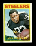 1972 Topps Football Card #77 John Fuqua Pittsburgh Steelers. Has Marks on F
