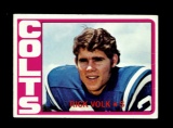 1972 Topps Football Card #141 Rick Volk Baltimore Colts
