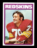 1972 Topps Football Card #168 Roland McDole Washington Redskins
