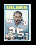 1972 Topps Football Card #176 John Charles Houston Oilers