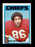 1972 Topps Football Card #204 Hall of Famer Buck Buchanan Kansas City Chief