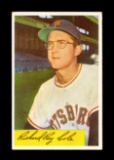 1954 Bowman Baseball Card #27 Dick Cole Pittsburgh Pirates