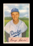 1954 Bowman Baseball Card #202 George Shuba Brooklyn Dodgers