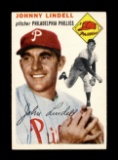 1954 Topps Baseball Card #51 John Lindell Philladelphia Phillies