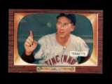 1955 Bowman Baseball Card #232 Birdie Tebbetts Cincinnati Redlegs
