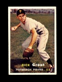 1957 Topps Baseball Card #12 Dick Groat Pittsburgh Pirates