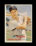 1957 Topps Baseball Card #288 Ted Lepcio Boston Red Sox