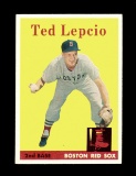 1958 Topps Baseball Card #29 Ted Lepco Boston Red Sox