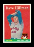 1958 Topps Baseball Card #41 Dave Hllman Chicago Cubs