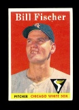 1958 Topps Baseball Card #56 Bill Fisher Chicago White Sox