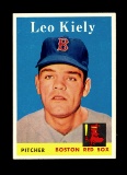 1958 Topps Baseball Card #204 Leo Kiely Boston Red Sox