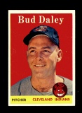 1958 Topps Baseball Card #222 Bud Daley Cleveland Indians